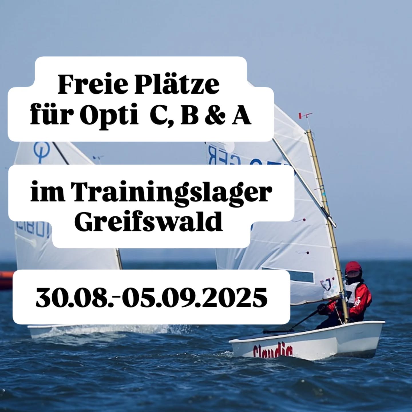 Wir haben spontan freie Plätze im Trainingslager für fortgeschrittene Optis C, B und A. Über Manage2sail findet ihr die Ausschreibung und Meldung: https://www.manage2sail.com/de-DE/event/TLHGW2025#!/. Wir freuen uns auf euch !